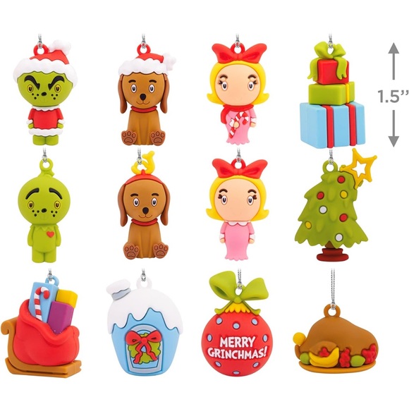 Hallmark Dr. Seuss's Grinch Stole Christmas! 11" Miniature Countdown Calendar - Picture 4 of 6